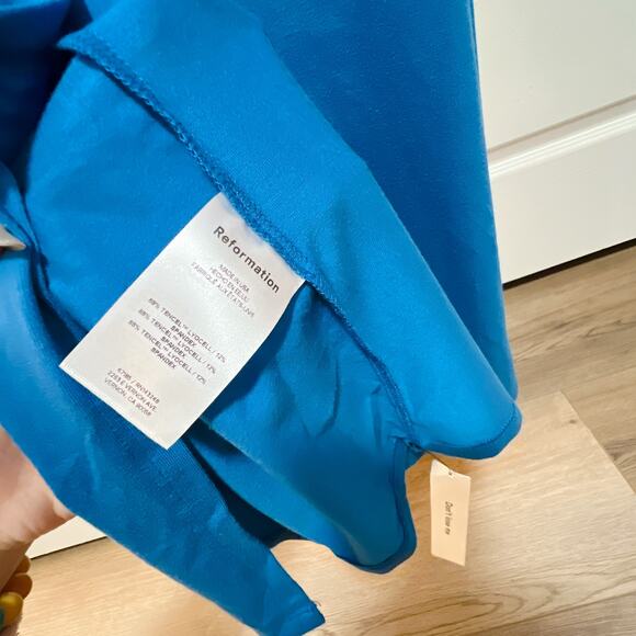 Reformation Laurel Stretch Knit Bodycon Dress Small - Picture 6 of 6